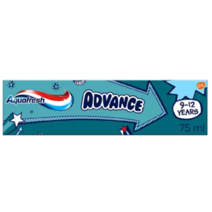 Aquafresh Advance Kids Toothpaste 9-12 Years 75ml 88908127
