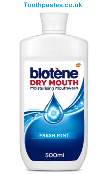 Biotene Dry Mouth Moisturising Mouthwash in Fresh Mint 500ml