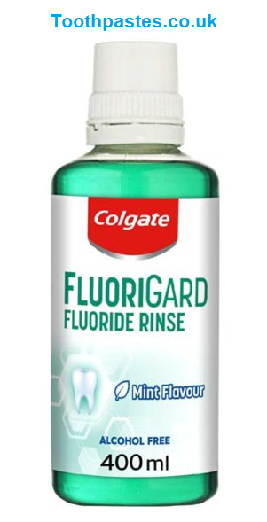Colgate Fluorigard Fluoride Rinse (Alcohol Free) Mouthwash 400ml