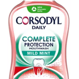 Corsodyl Daily Complete Protection Gum Care Mouthwash, Mild Mint 500ml