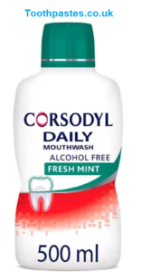 Corsodyl Daily Gum Care Mouthwash Alcohol Free, Fresh Mint 500ml