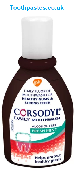 Corsodyl Gum Care Mouthwash Alcohol Free Daily, Fresh Mint 50ml