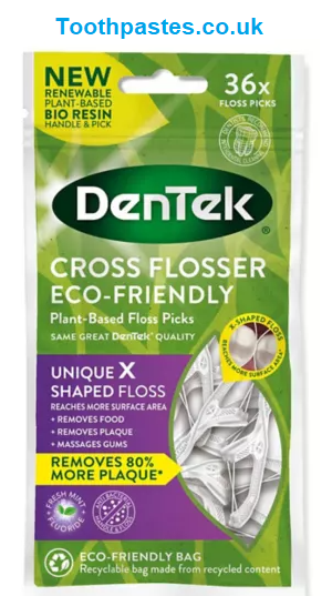 DenTek Cross Flosser ECO Plant Based Floss Picks