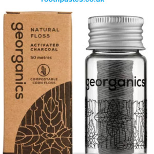 Georganics Natural PLA Floss - Activated Charcoal 50 Meters