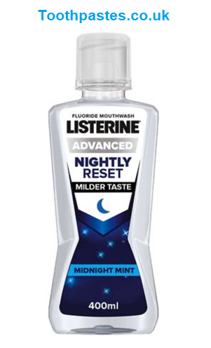 LISTERINE Advanced Nightly Reset Alcohol Free Mouthwash 400ml