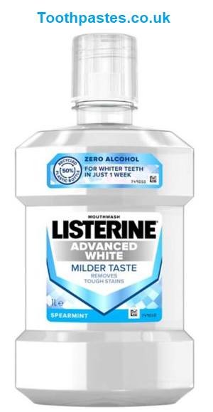 LISTERINE Advanced White Mouthwash 1L