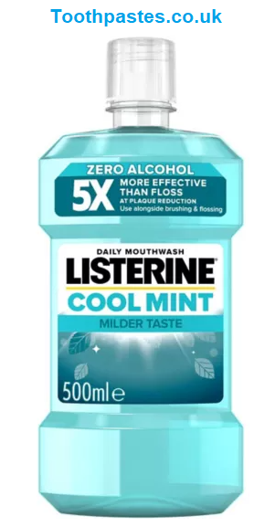 LISTERINE Cool Mint Milder Taste Alcohol Free Mouthwash 500ml