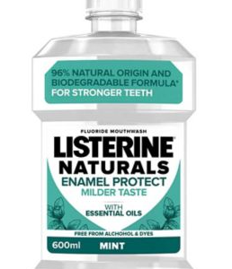 LISTERINE Naturals Enamel Protect Mouthwash 600ml