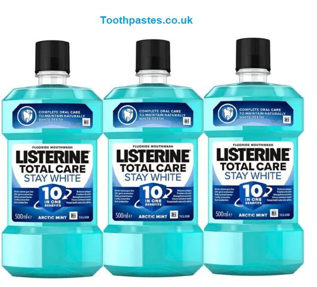 LISTERINE Total Care Stay White 500ml x3