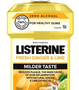 Listerine Ginger and Lime Milder Taste Mouthwash 500ml