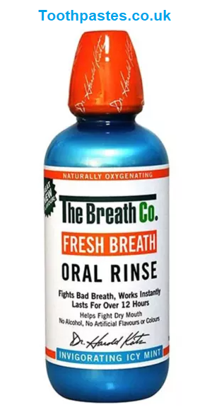 The Breath Co Alcohol Free Mouthwash Icy Mint - 500ml