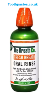 The Breath Co Alcohol Free Mouthwash Mild Mint 500ml