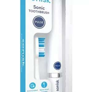 Sonisk Pulse Battery Powered Toothbrush - Brilliant White