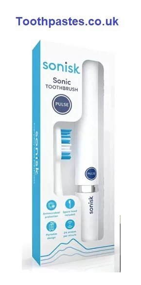 Sonisk Pulse Battery Powered Toothbrush - Brilliant White