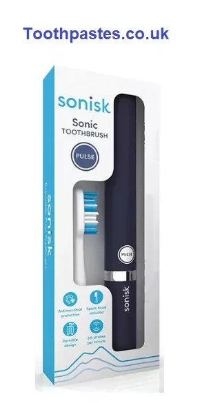 Sonisk Pulse Battery Powered Toothbrush - Matte Black