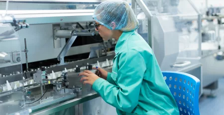 Image of a Scientist working on Toothpaste Ingredients in a Lab