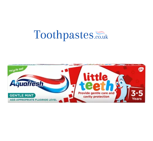Aquafresh Kids Fluoride Toothpaste, Little Teeth Toothpaste, For Ages 3-5, 75ml