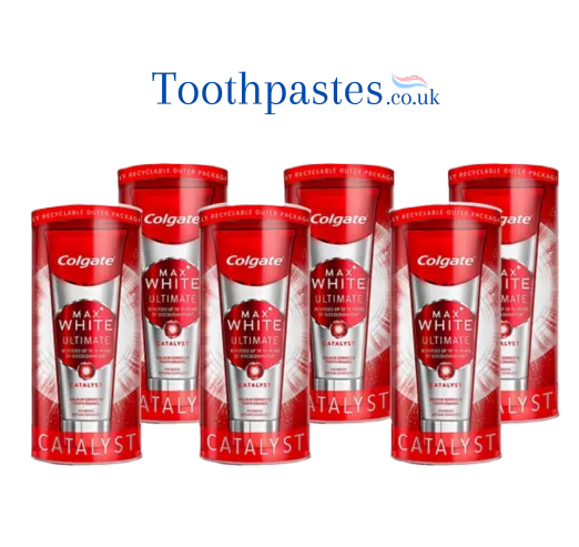 Colgate Max White Ultimate Catalyst Whitening Toothpaste 75ml x 6