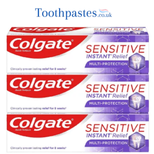 Colgate Sensitive Instant Relief Multi Protection Toothpaste 75ml Pack of 3