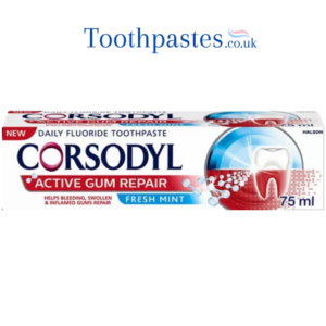 Corsodyl Active Gum Repair, Toothpaste for Bleeding Gums, 75 ml