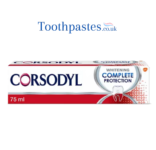 Corsodyl Complete Protection Gum Care Toothpaste Whitening 75ml