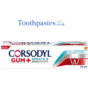 Corsodyl Gum+ Breath & Sensitivity Toothpaste 75ml