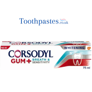 Corsodyl Gum + Breath & Sensitivity Whitening Toothpaste 75ml