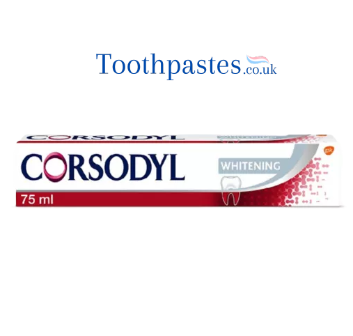 Corsodyl Whitening Daily Gum Care Fluoride Toothpaste 75ml