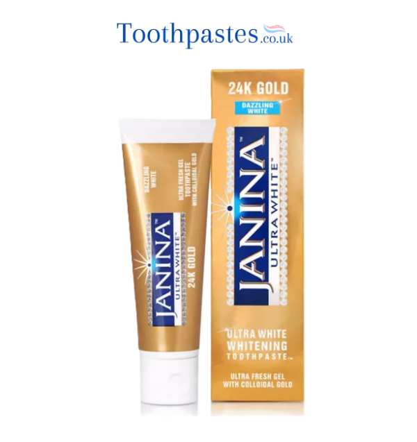 Janina Ultra White 24k Gold Dazzling White Toothpaste 75ml