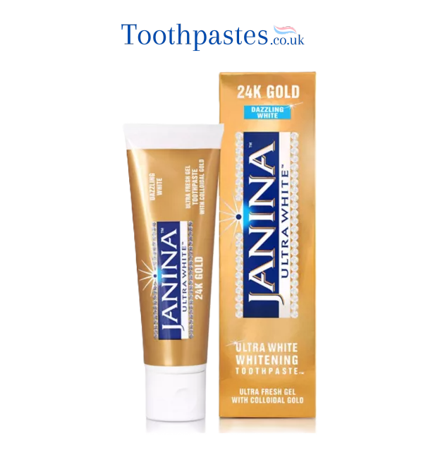 Janina Ultra White 24k Gold Dazzling White Toothpaste 75ml
