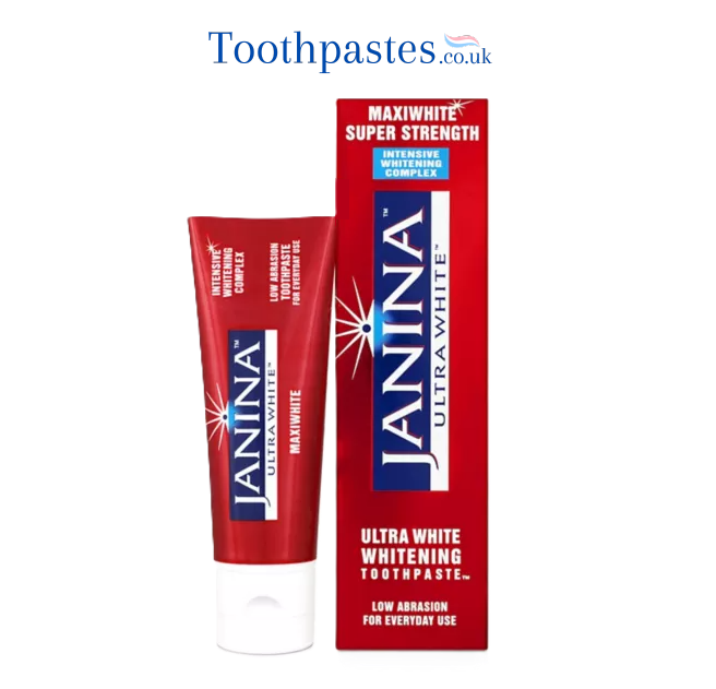 Janina Ultra White Maxi Super Strength Whitening Toothpaste 75ml