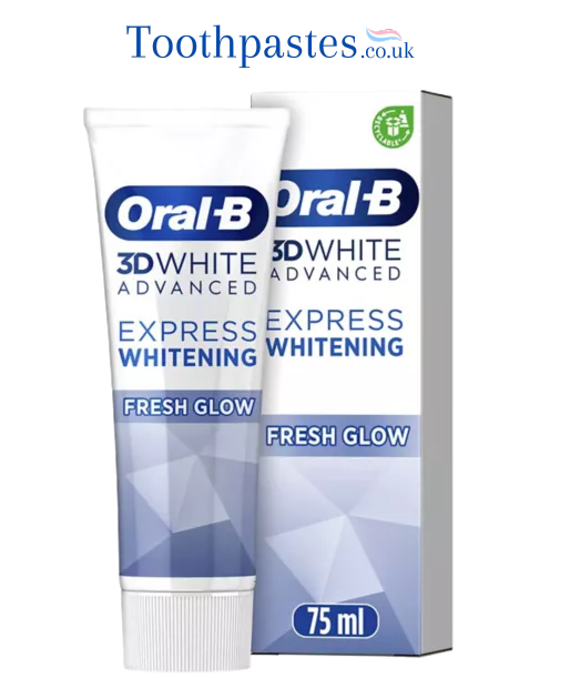 Oral-B 3D White Advanced Express Whitening Fresh Glow Toothpaste 75ml