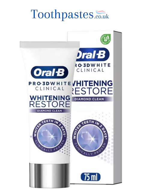 Oral-B 3D White Clinical Restore Diamond Clean 75ml