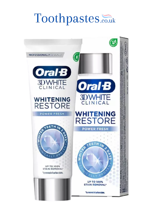 Oral-B 3D White Clinical Restore Power Fresh 75ml