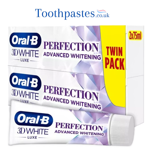 Oral-B 3DWhite Luxe Perfection Toothpaste 2x75ml