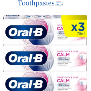 Oral-B Sensitivity & Gum Calm 3 Month Toothpaste Bundle - Gentle White