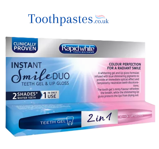 Rapid White Instant Smile Duo Pen Teeth Gel & Lip Gloss