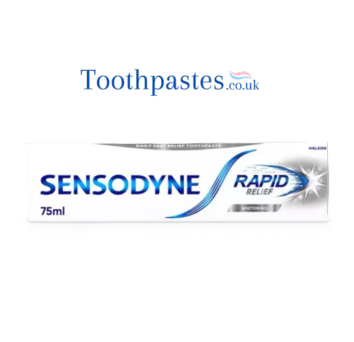 Sensodyne Rapid Relief Whitening Sensitive Teeth Toothpaste 75ml